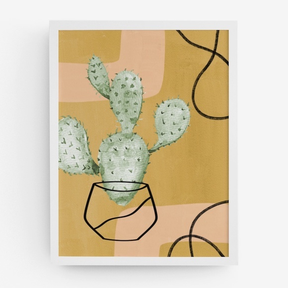 Wall Art Boho Nature Plants Print Illustration Unframed - Picture 3 of 5